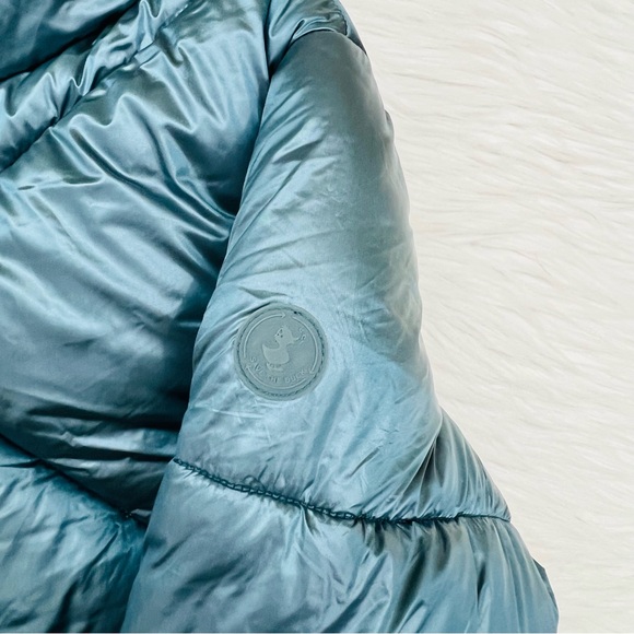 Save the Duck Joan Water Repellent Recycled Nylon Puffer Jacket in Heaven Blue - Picture 8 of 16